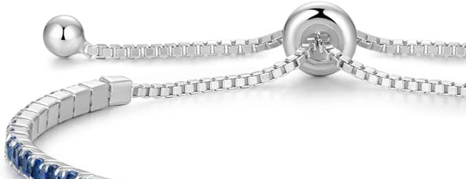 Pulsera de Cranmadia con piedra de nacimiento de venta en Amazon.