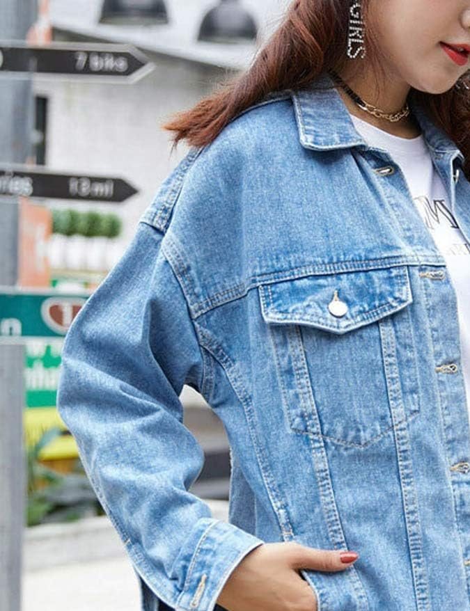 Chaqueta de mezclilla de Omoone de venta en Amazon.