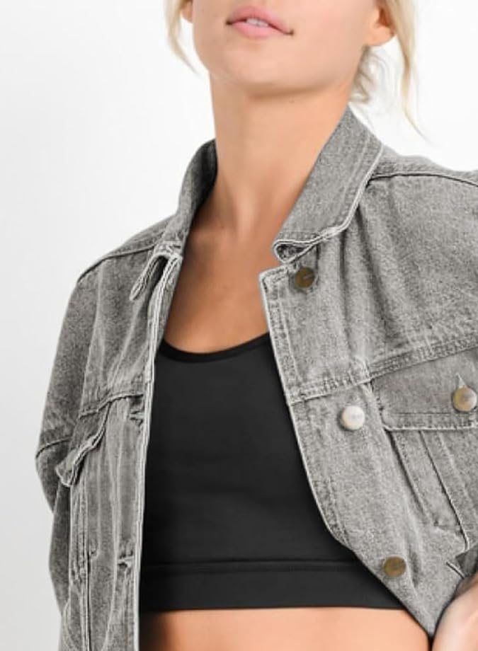 Chaqueta de mezclilla de Dokotoo de venta en Amazon.