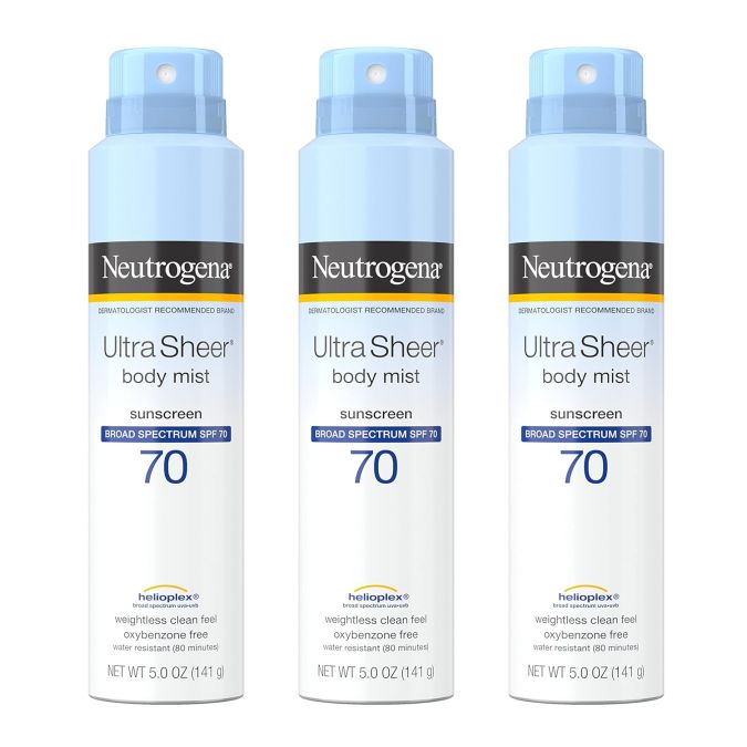 Ultra Sheer de Neutrogena.