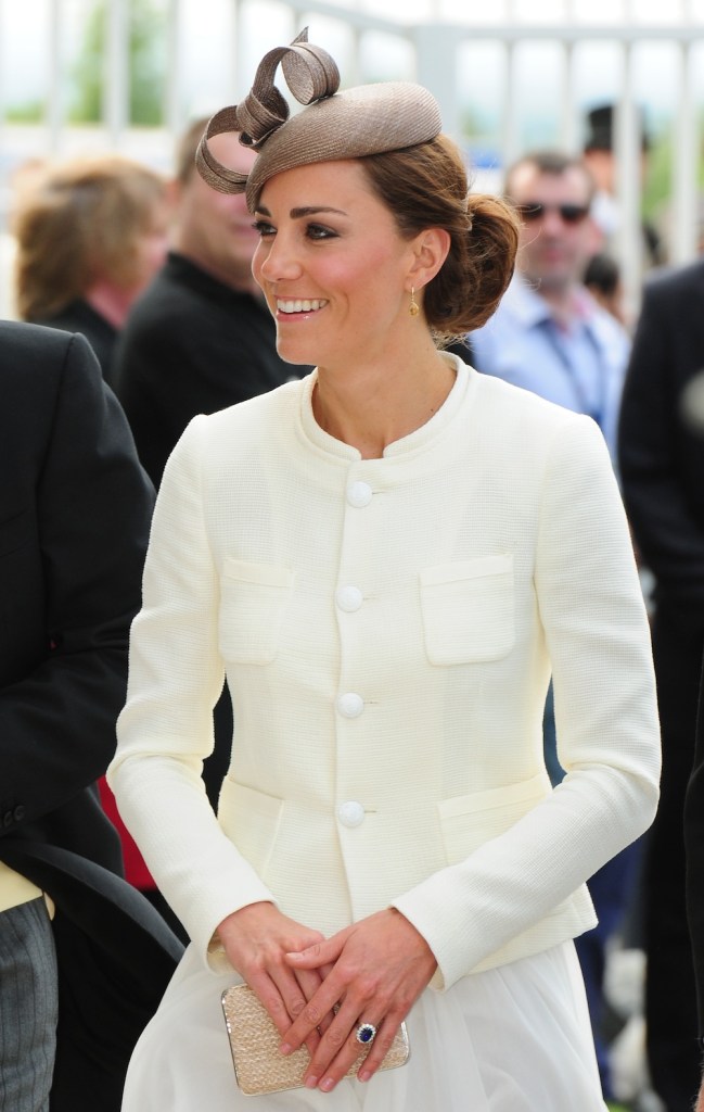 Kate Middleton en el Epsom Derby en Surrey el 4 de junio de 2011.