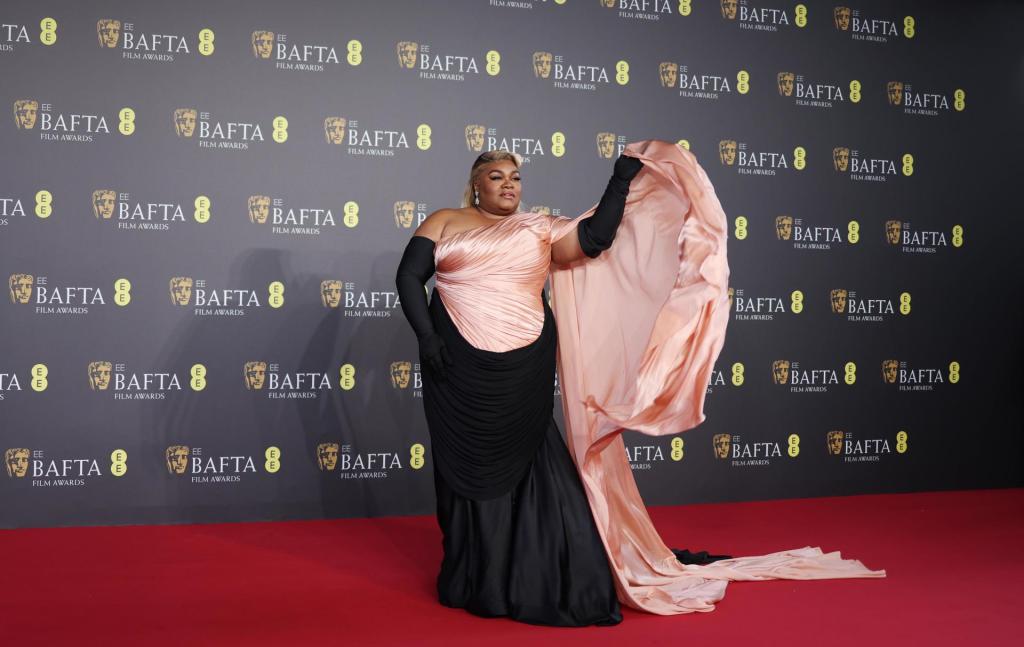 Da'Vine Joy Randolph en la alfombra roja de los Premios BAFTA 2024.