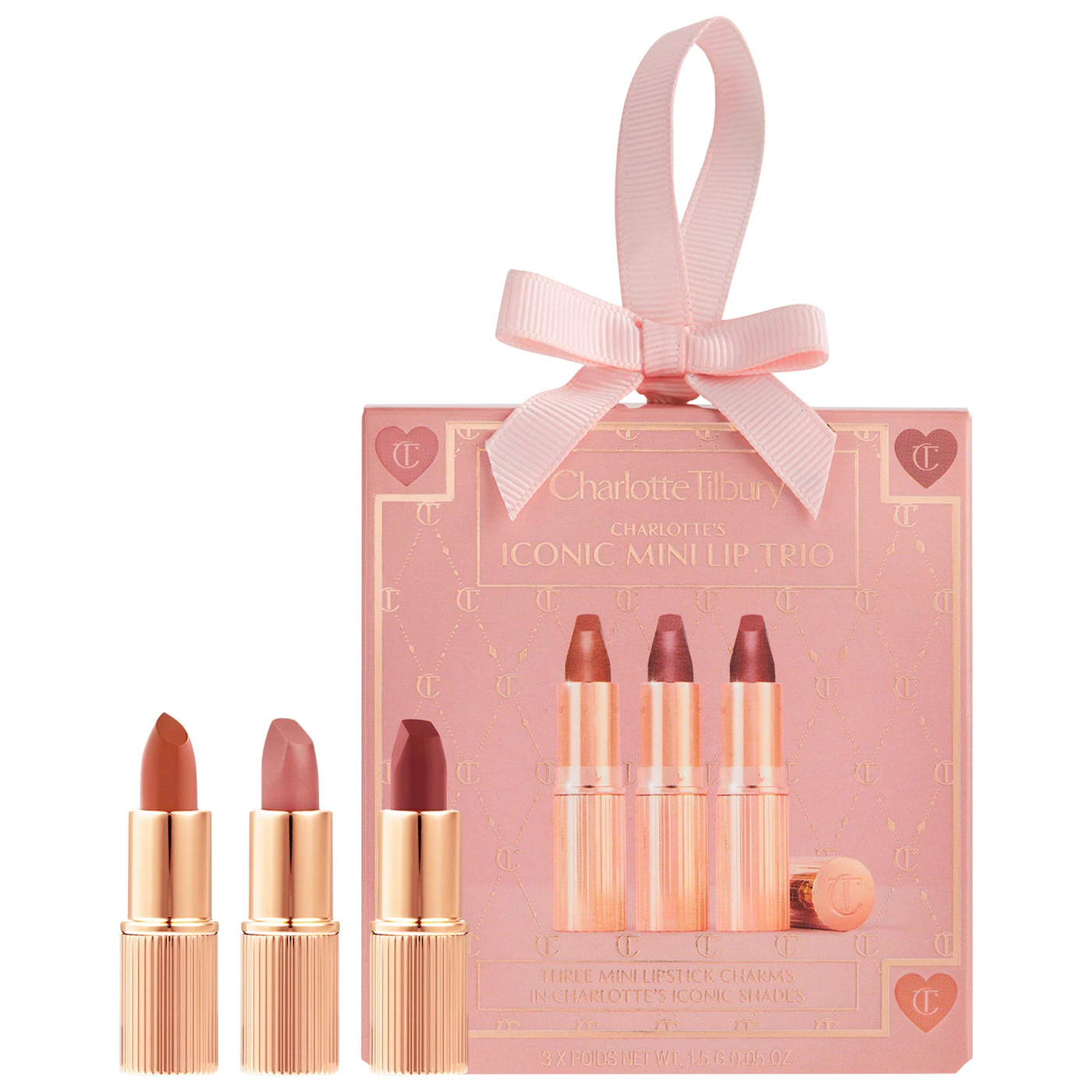 Iconic Mini Lip Trio de Charlotte Tilbury.