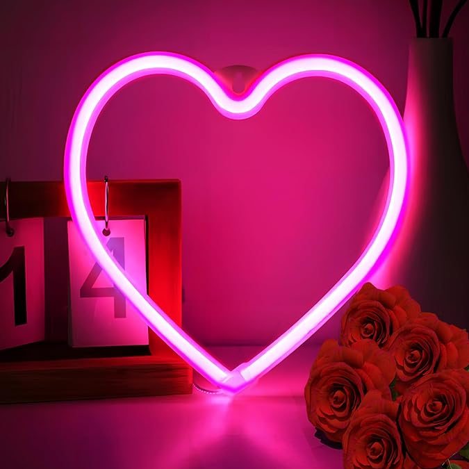 Lámpara neón de Narasios de venta en Amazon.