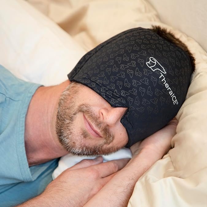 Gorro para migraña de TheraICE de venta en Amazon.