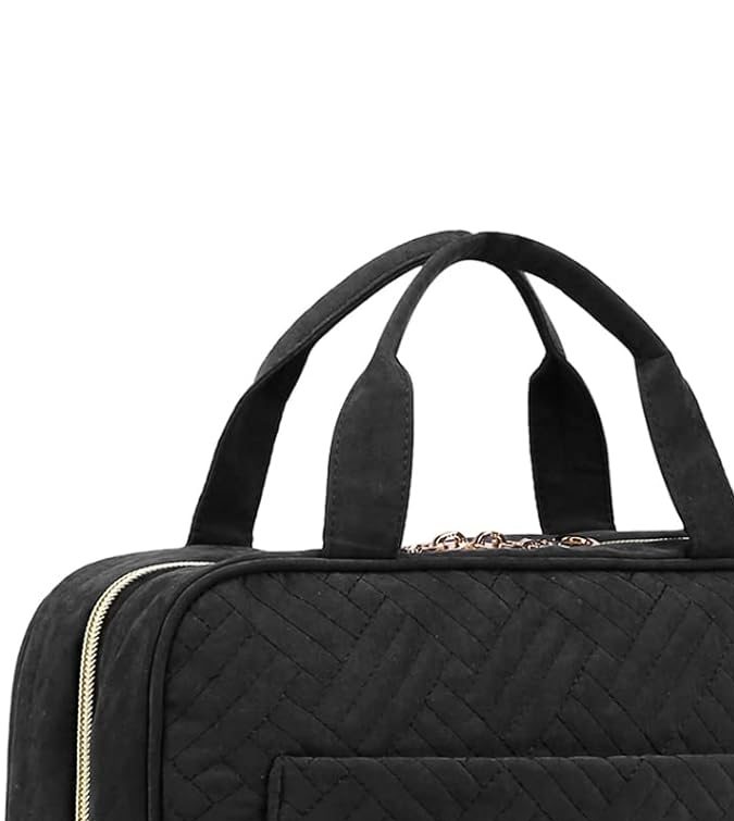 Cosmetic Bag with Hanging Hook de BAGSMART en color negro de venta en Amazon.