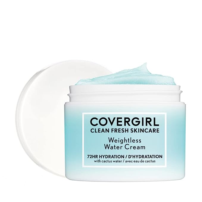 Clean Fresh Skincare Weightless Water Cream de COVERGIRL.