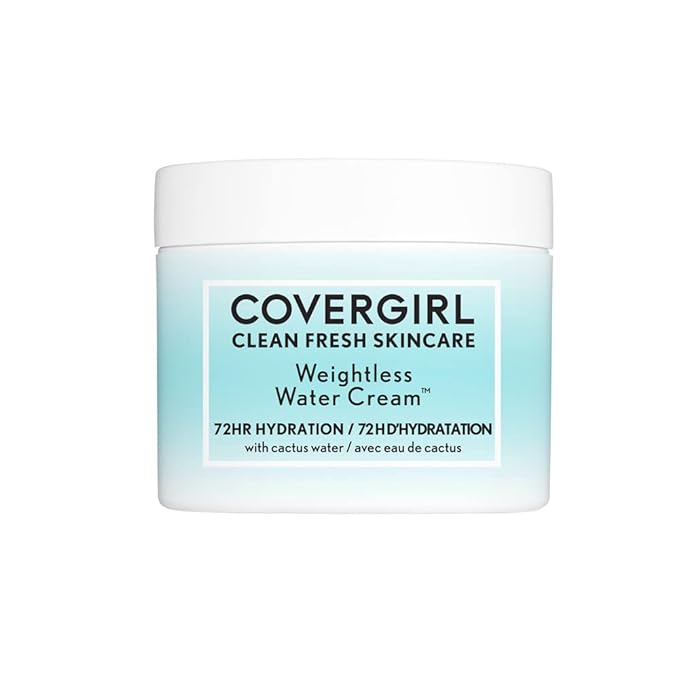 Clean Fresh Skincare Weightless Water Cream de COVERGIRL.