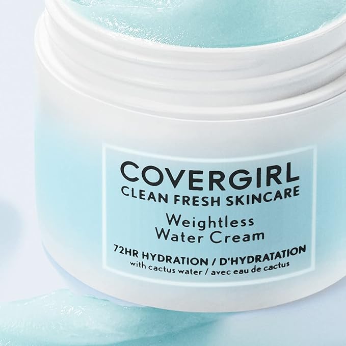 Clean Fresh Skincare Weightless Water Cream de COVERGIRL.