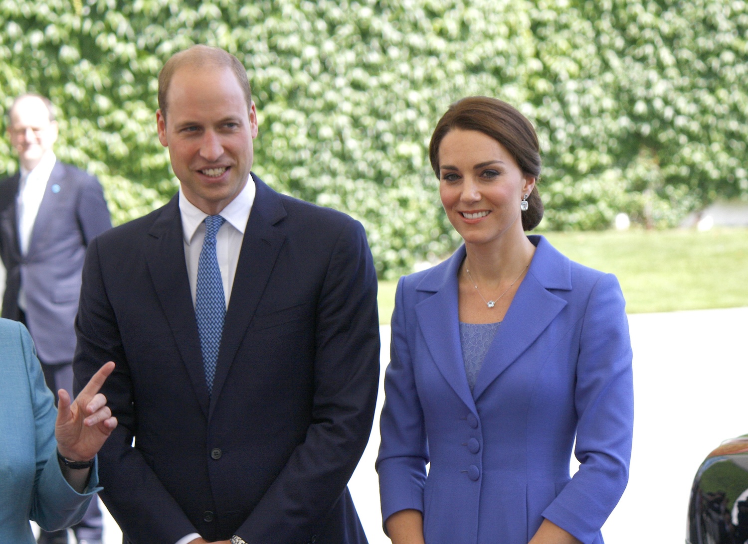 El príncipe y la princesa de Gales en Berlín, el 19 de julio de 2017.