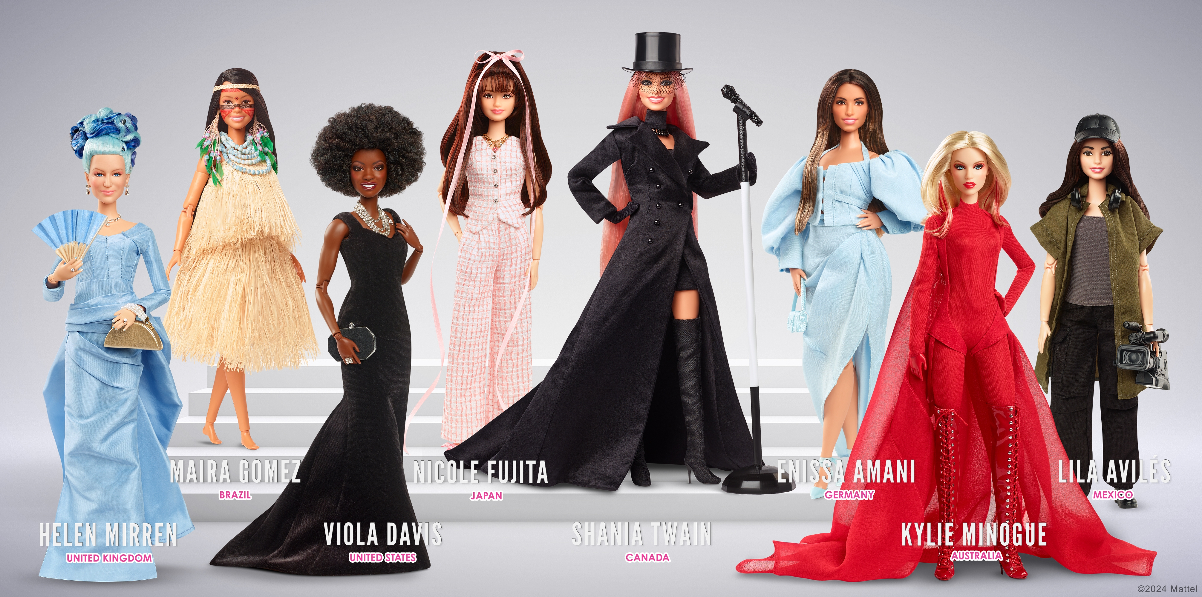 Colección 2024 de Barbies por el Día Internacional de la mujer.