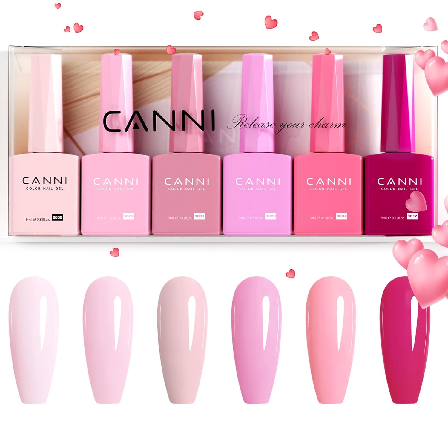 Kit de esmaltes Canni.