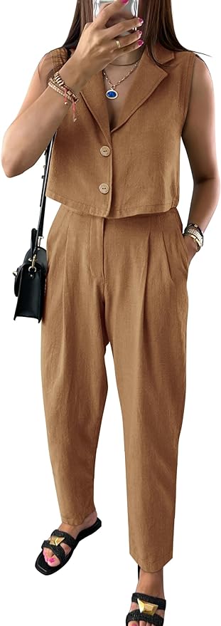 Conjunto de dos piezas de PRETTYGARDEN de venta en Amazon.