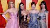 Rumer Willis, Demi Moore, Tallulah Willis and Scout LaRue en la alfombra roja de la Vanity Fair Oscar Party 2024.