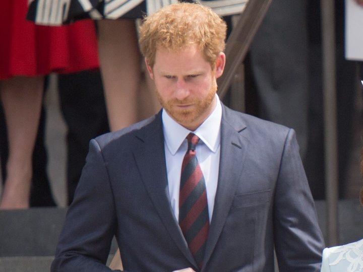 El príncipe Harry, la princesa de Gales y el príncipe William en Londres el 10 de junio de 2016.