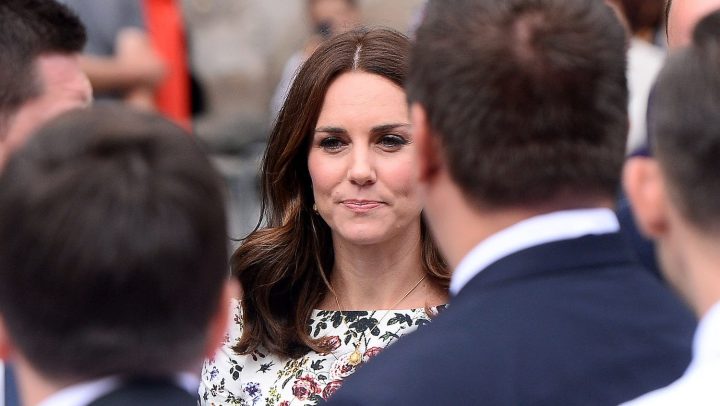Kate Middleton durante su visita a Polonia en julio de 2017.