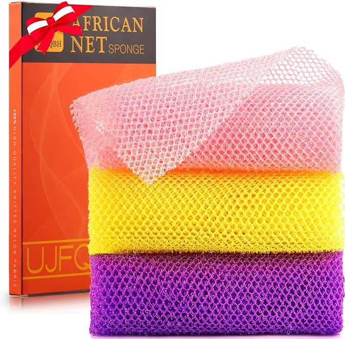 Red exfoliante africana de UJFQBH de venta en Amazon.