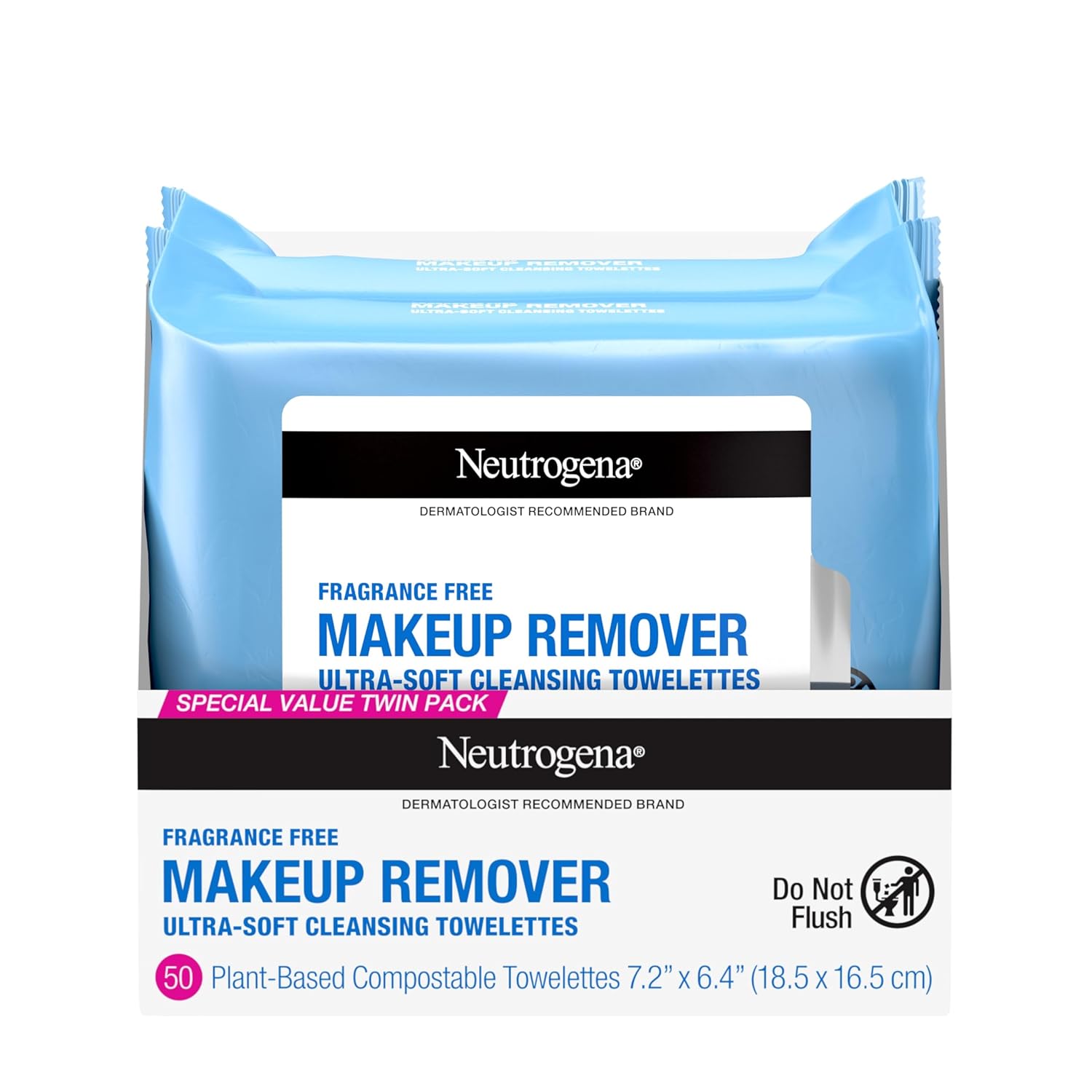 Fragrance-Free Makeup Remover Cleansing Wipes