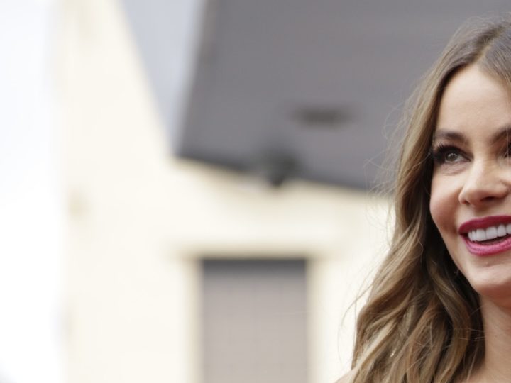 Sofía Vergara en su Hollywood Walk of Fame Ceremony el 7 de mayo de 2015.