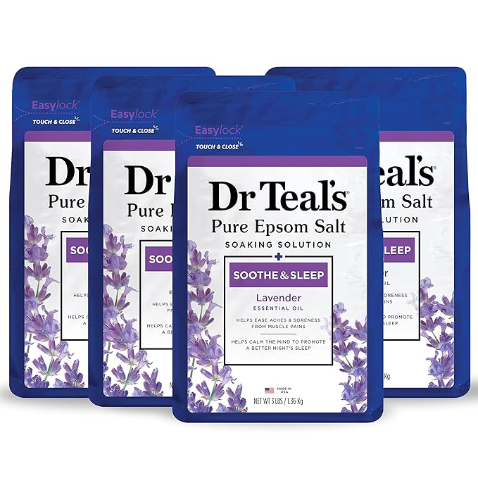 Pure Epsom Salt, Soothe & Sleep with Lavender de Dr Teals.