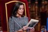 La reina Letizia regresó a Madrid con un llamativo look.