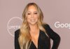 Mariah Carey lució un brillante look en su primera presentación en Las Vegas.