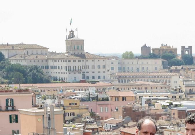 Los actores de Challengers en Roma.