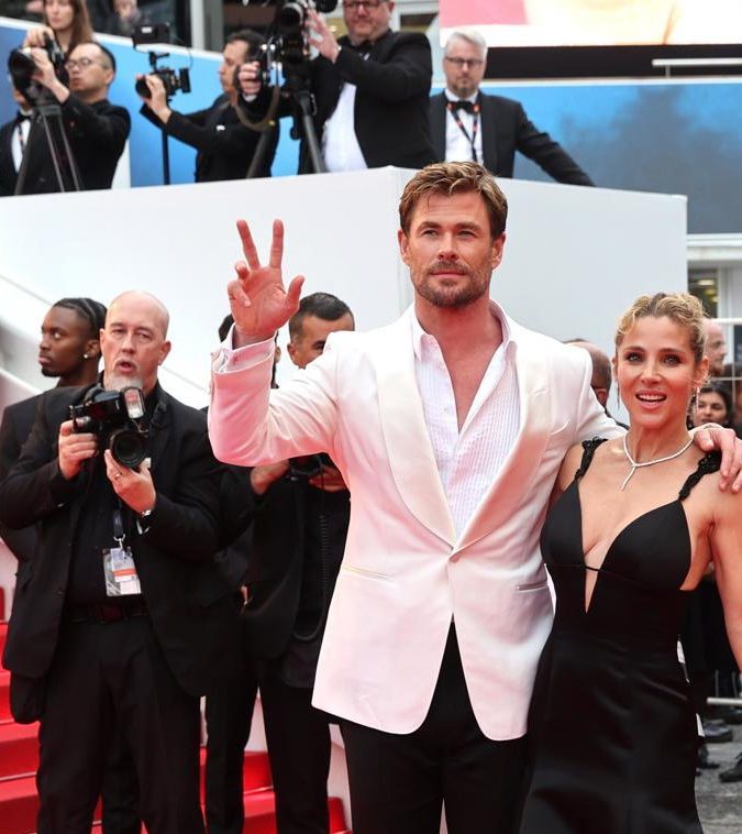 Chris Hemsworth y Elsa Pataky en el Festival de Cannes.