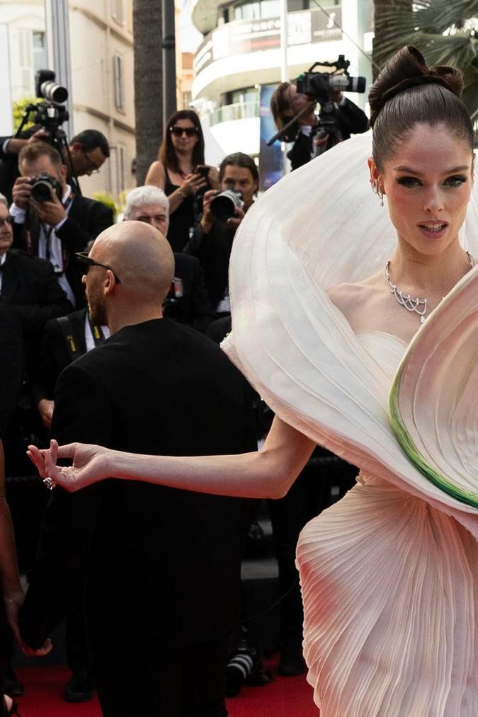 Coco Rocha en el estreno de "La Plus Précieuse Des Marchandises".