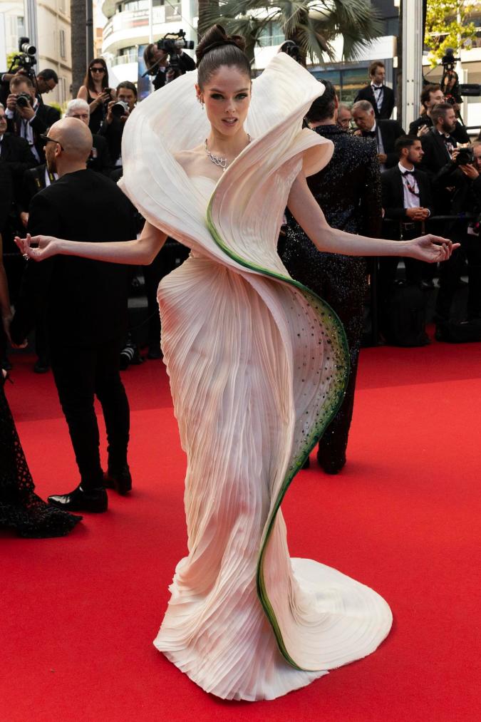 Coco Rocha en el estreno de "La Plus Précieuse Des Marchandises".