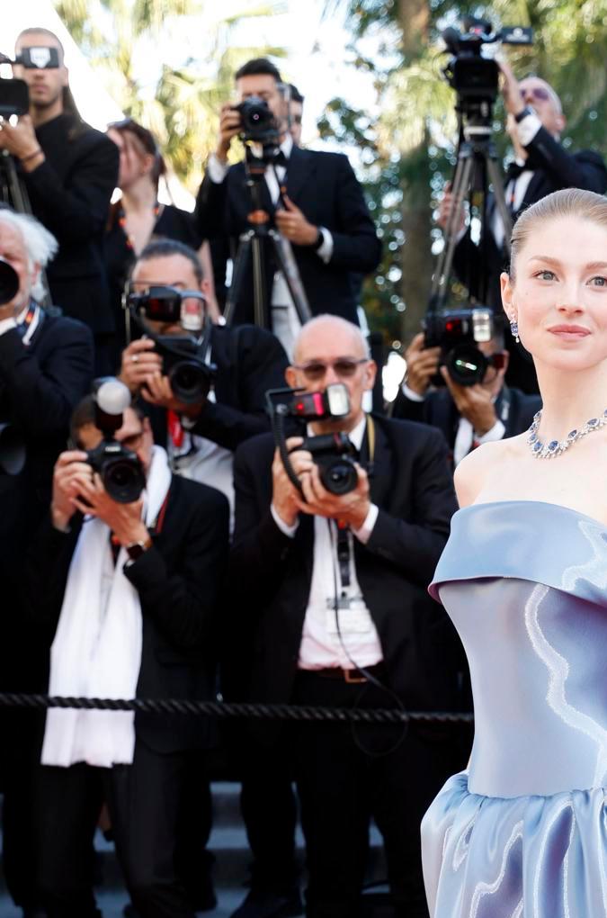 Hunter Schafer en el Festival de Cannes.