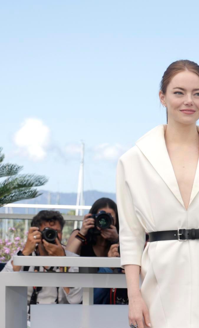 Emma Stone en el Festival de Cannes.