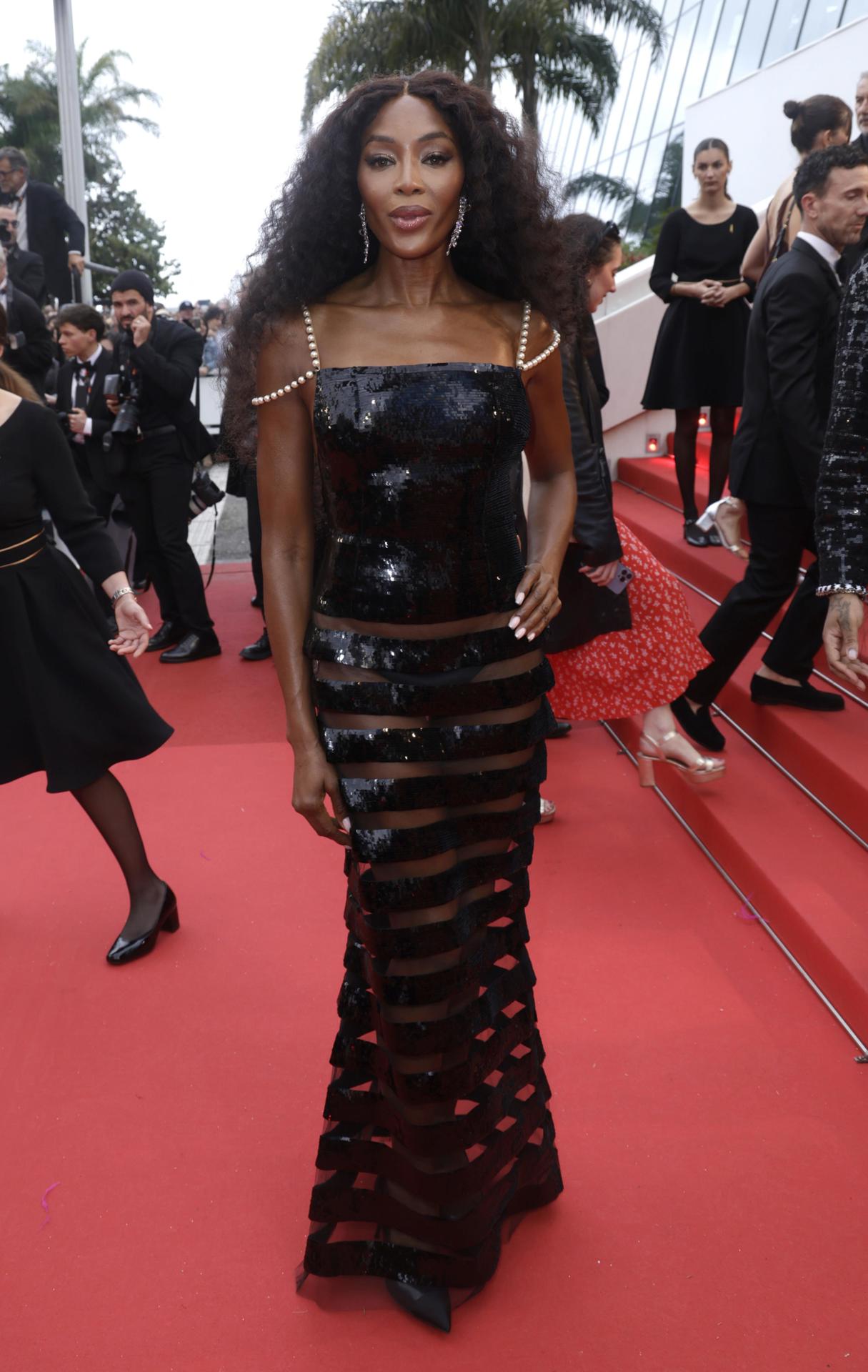 Naomi Campbell en el Festival de Cannes.