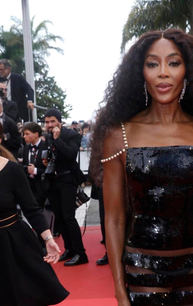 Naomi Campbell en el Festival de Cannes.