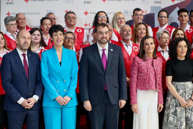 La reina Letizia celebra en en Oviedo el Día Mundial de la Cruz Roja