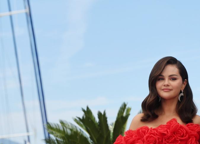 Selena Gomez, Zoe Saldana, Karla Sofia Gascon y Adriana Paz en el Photocall de 'Emilia Perez'.