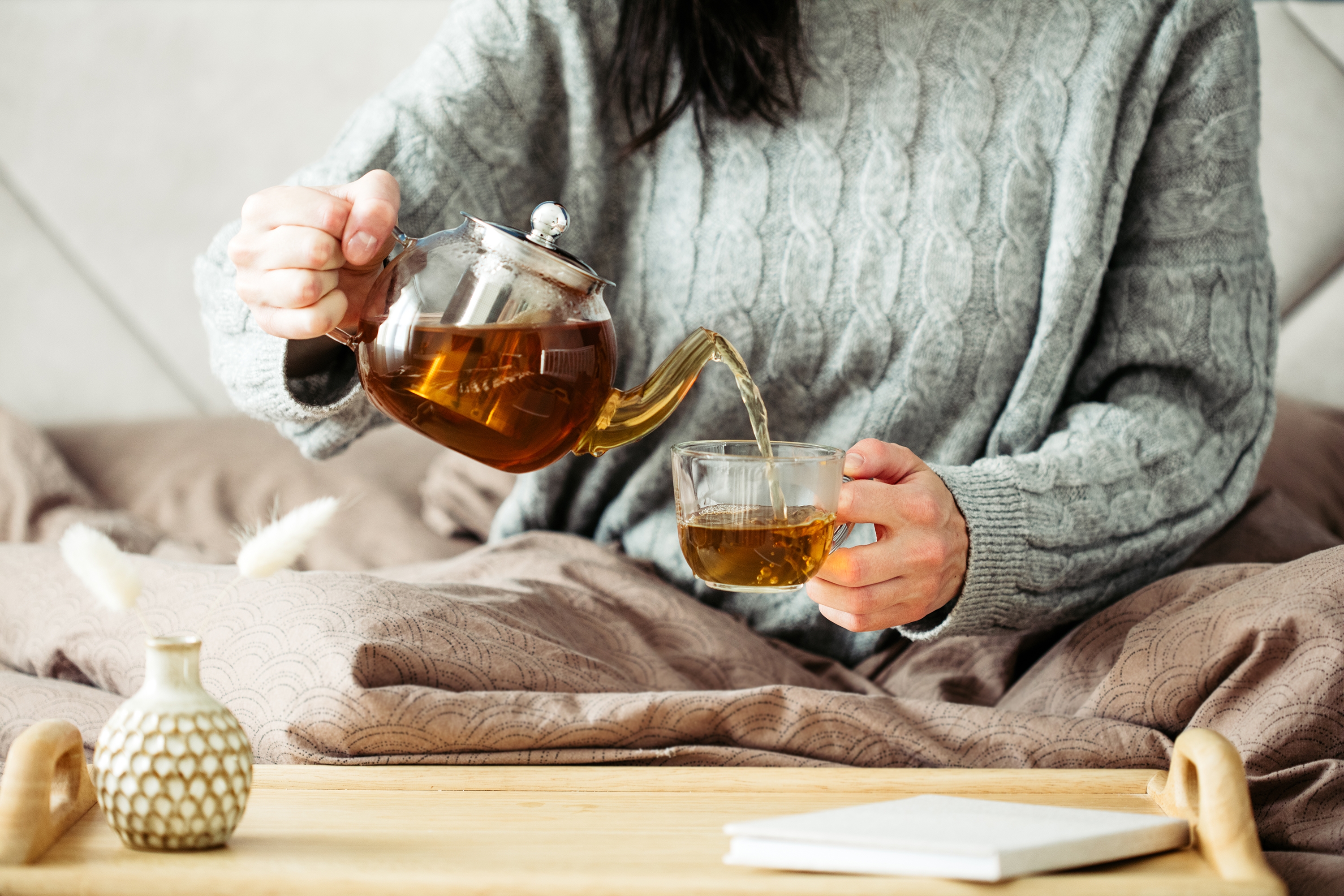 Consume tés para disfrutar de los beneficios en tu organismo.