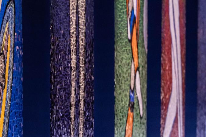 Desfile de Dior en la Semana de la Moda de la Alta Costura. 