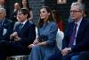 La reina Letizia destaca con un nuevo vestido en Madrid.