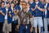 Pharrell Williams destaca en la presentación de su nueva colección para Louis Vuitton.