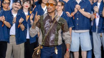 Pharrell Williams destaca en la presentación de su nueva colección para Louis Vuitton.