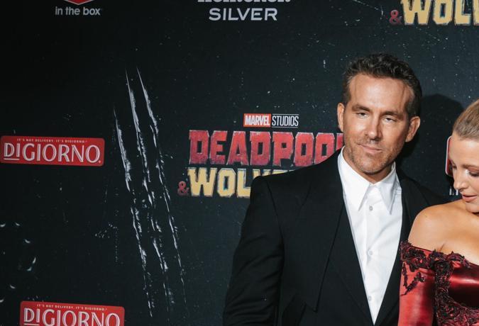 Ryan Reynolds, Blake Lively, Gigi Hadid and Hugh Jackman en la premiere de la nueva película de Marvel.