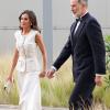 La reina Letizia acudió a los Premios de Periodismo en Madrid con un elegante look.