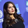 Salma Hayek acude al reciente torneo de WImbledon con un look marinero.
