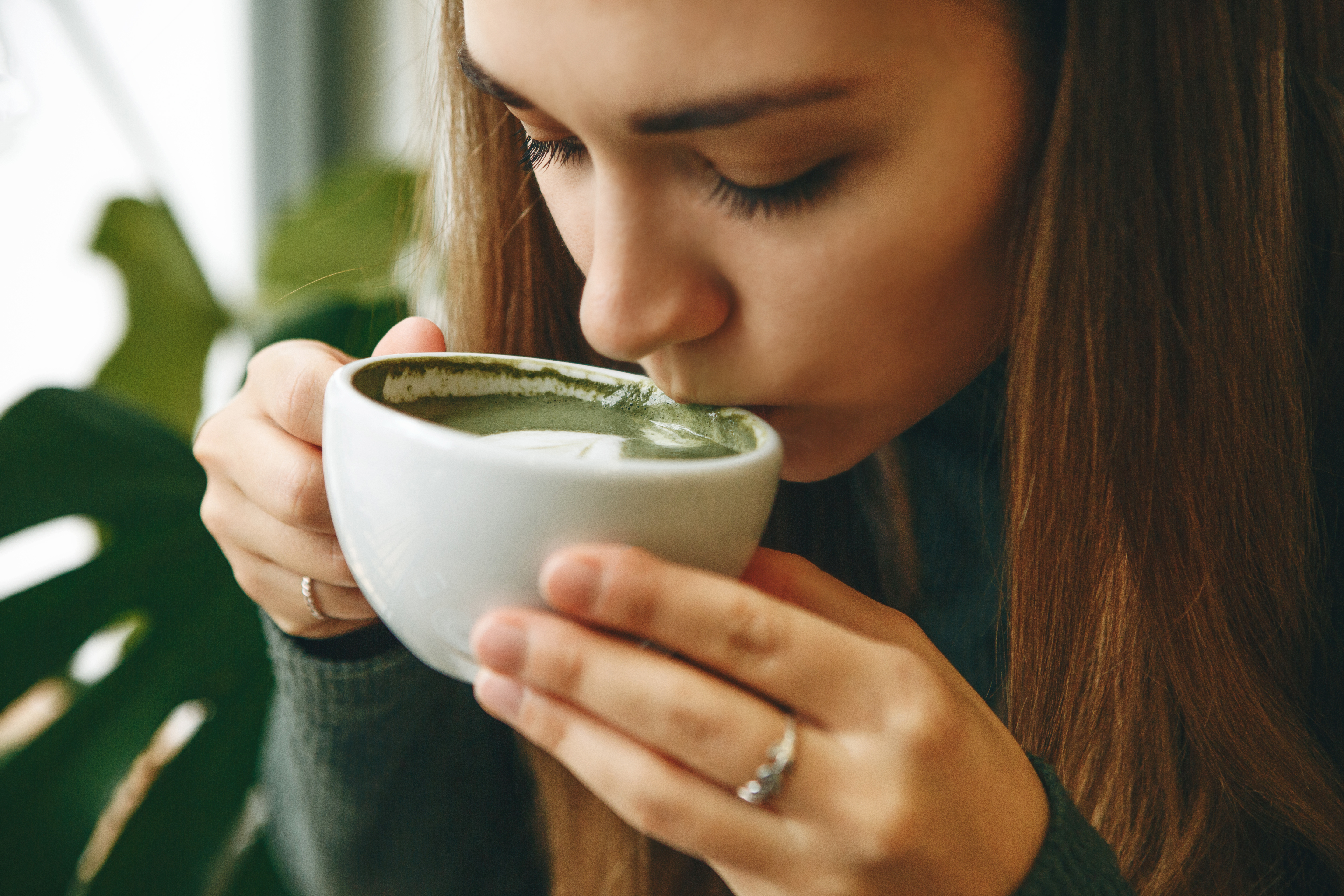 Consume el té de matcha para cuidar tu organismo.