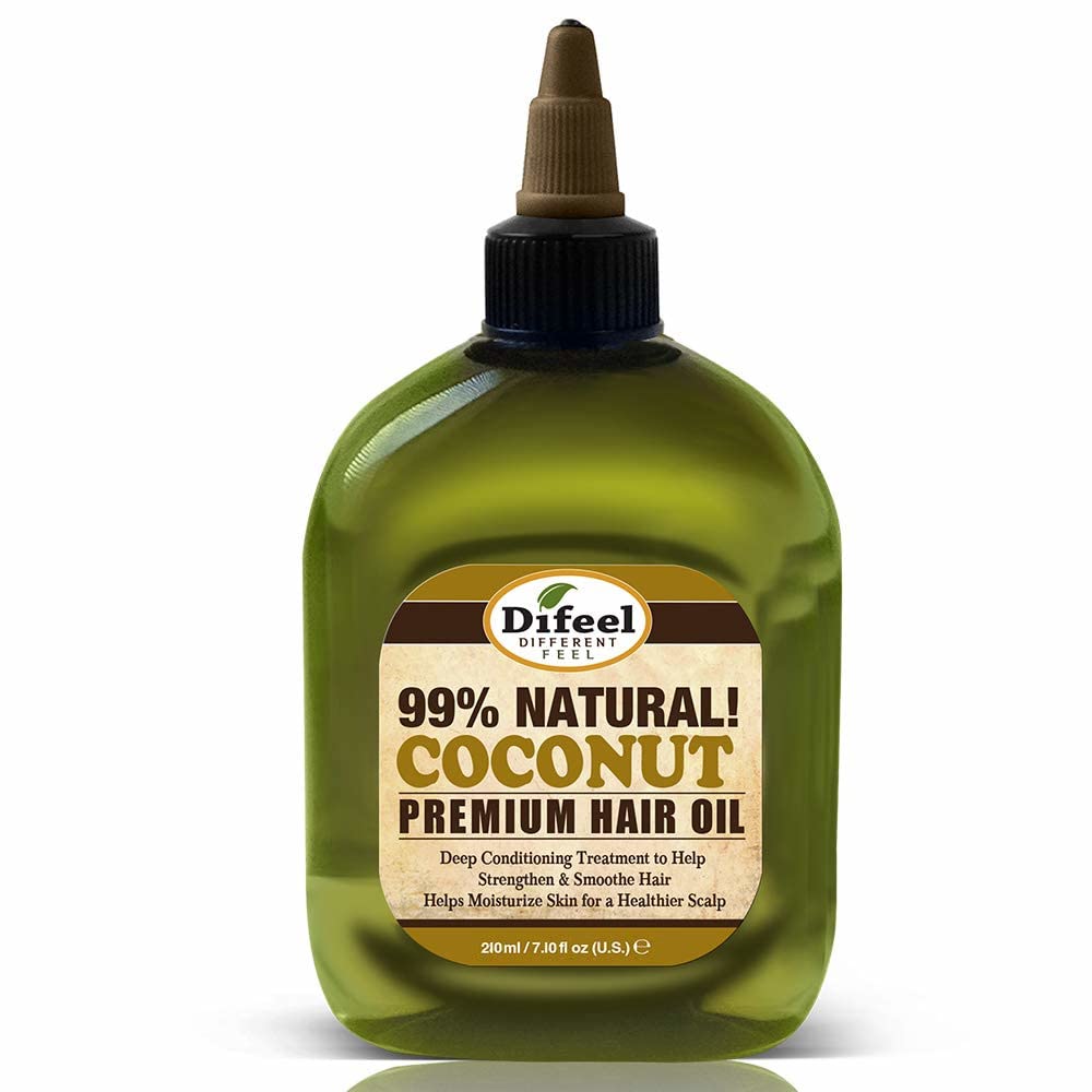 99% Natural Coconut Premium Hair Oil de Difeel