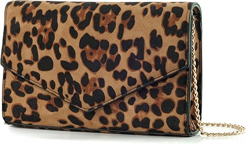 Bolso de hombro con estampado de leopardo de Hoxis