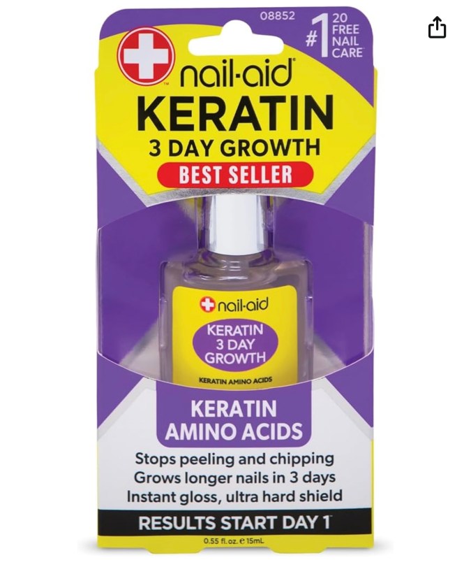 Keratin 3 days growth de Nail Aid.