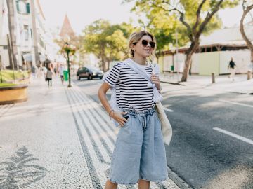 Los jorts son la tendencia ideal para usar en el verano.