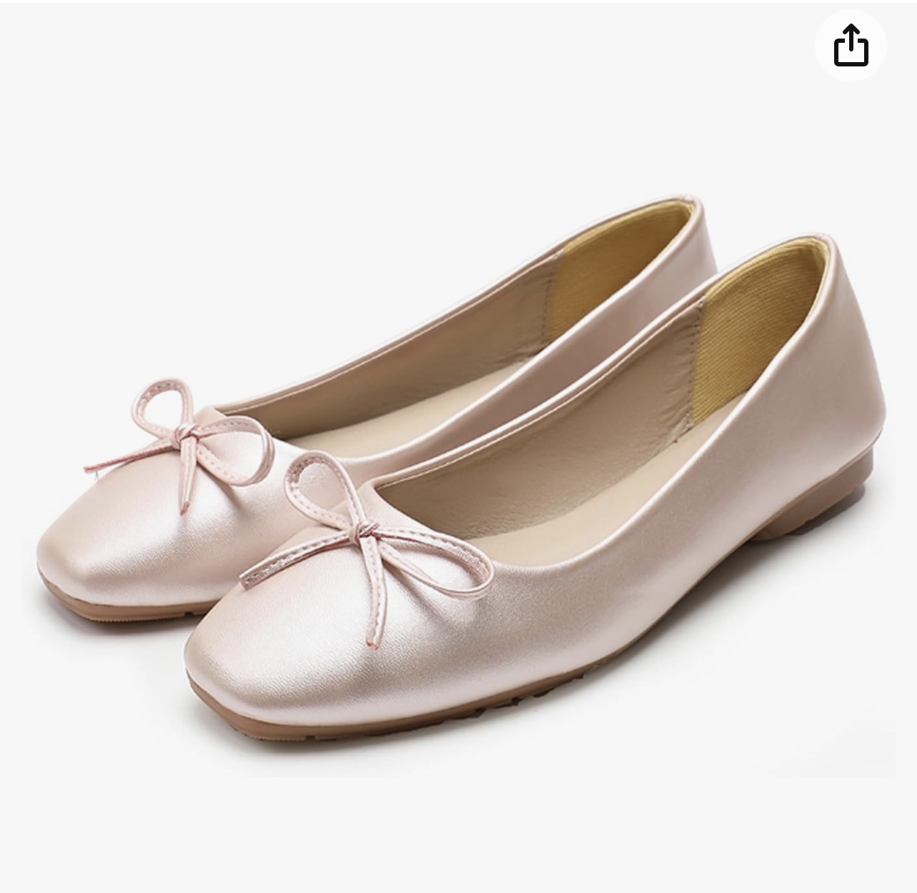 Bailarinas casuales disponibles en Amazon.